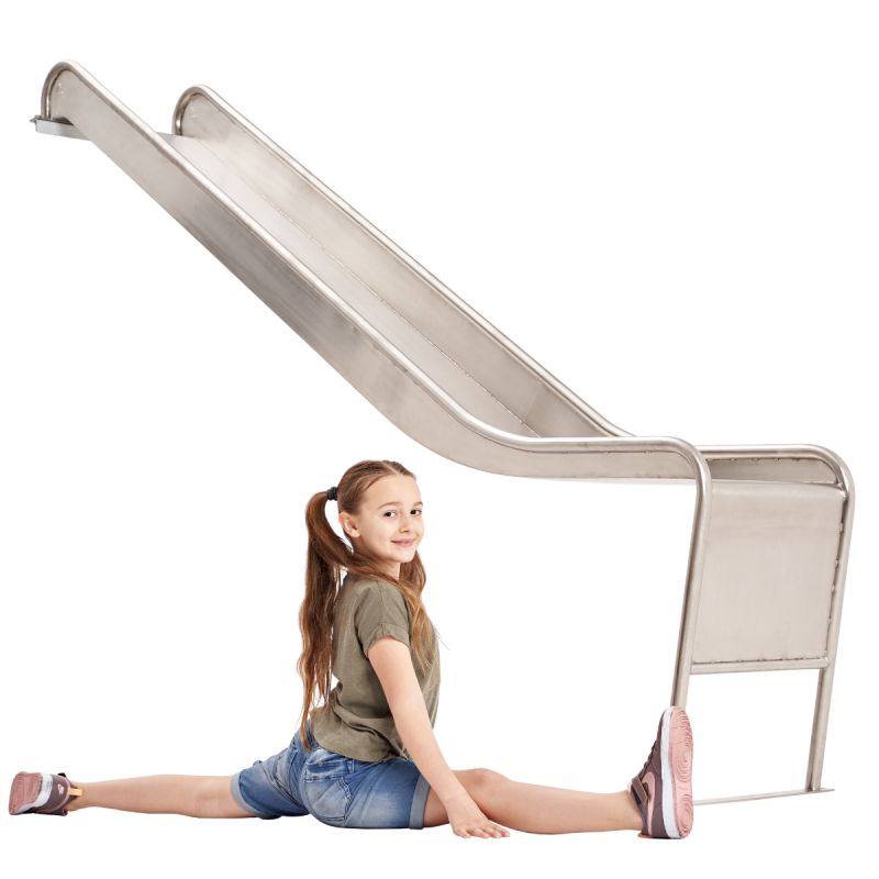 Zjeżdżalnia ze stali nierdzewnej